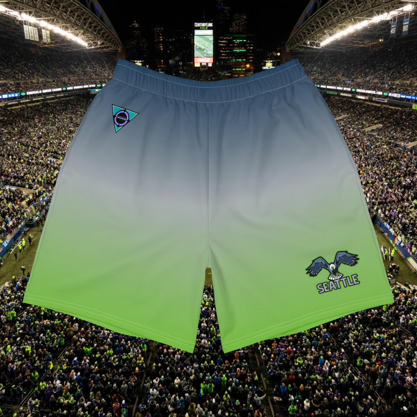 Seattle 12th Man Fade Ozone Shorts