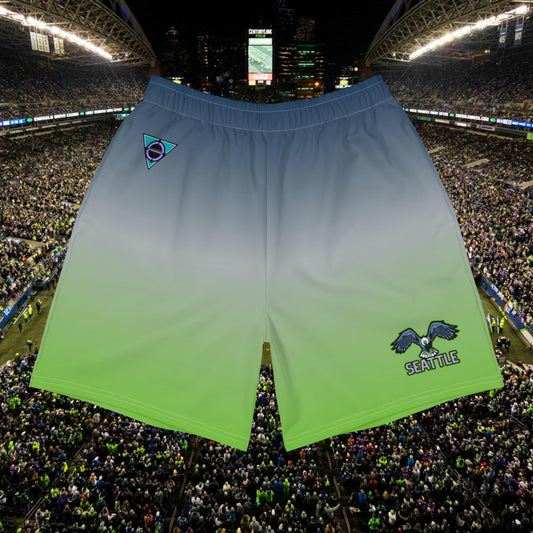 Seattle 12th Man Fade Ozone Shorts
