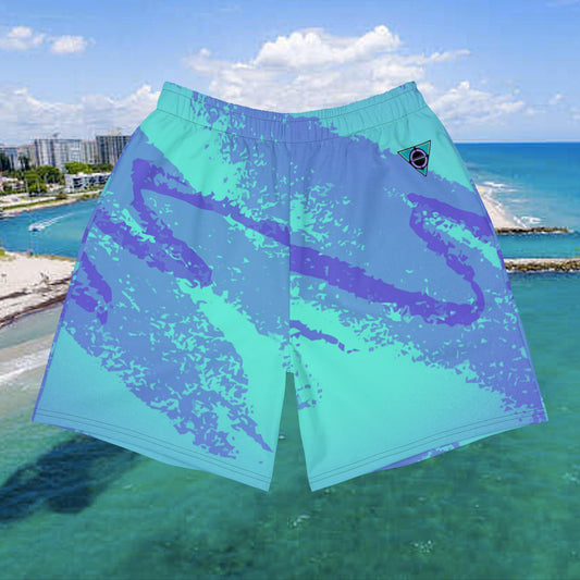 Teal Paradise Ozone shorts