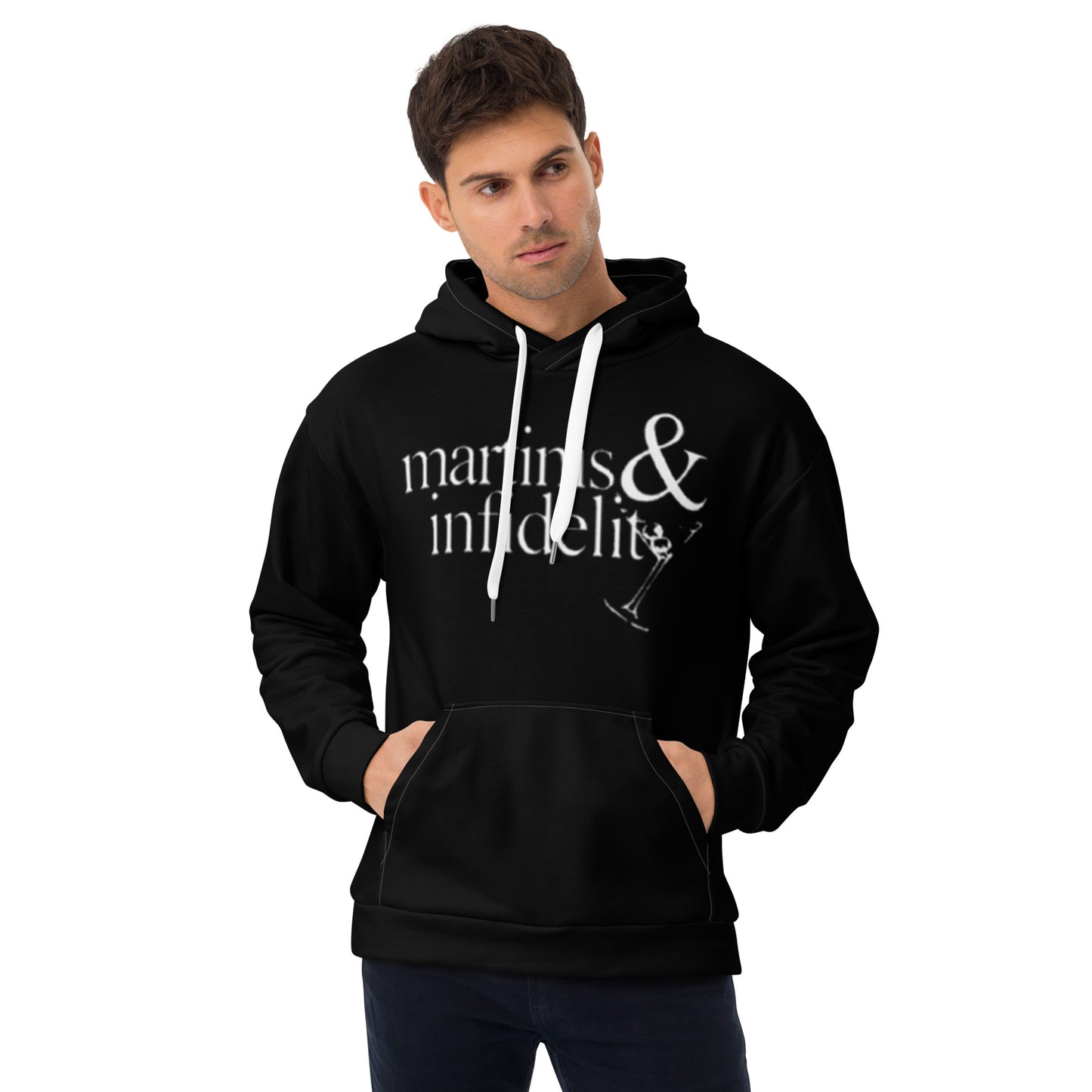 Martinis and Infidelity Black OzoneHoodie