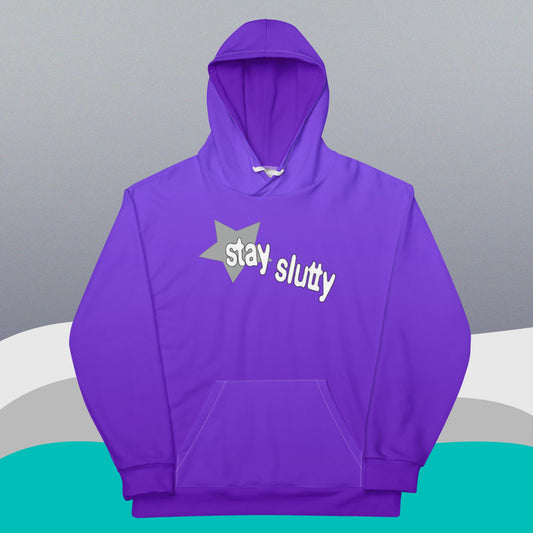 Stay Slutty Purple Gradient OzoneHoodie