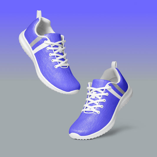 Steel Lavender stripes FlyKnit OzoneShocks Men’s Athletic Shoes