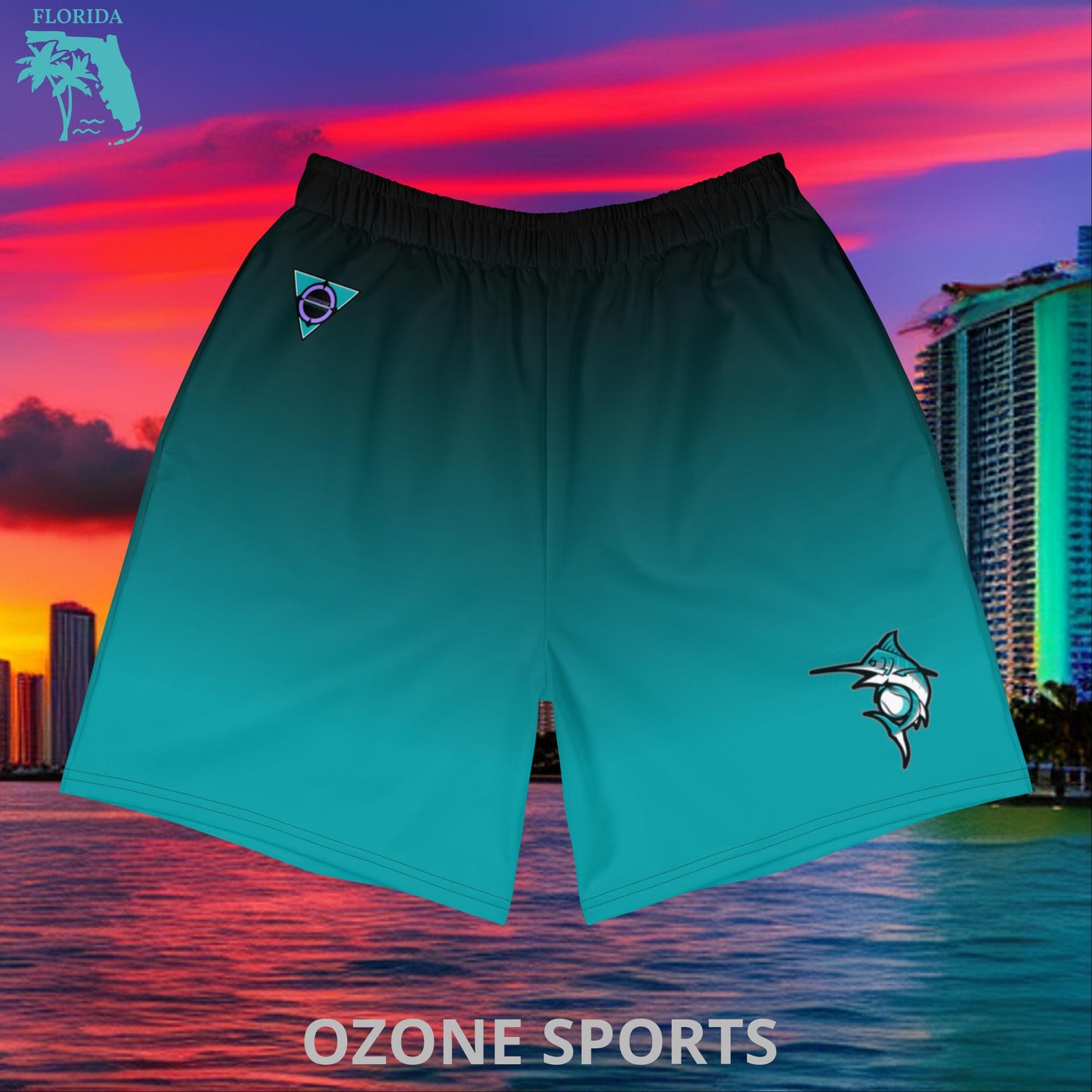 Marlins Fade Ozone Shorts