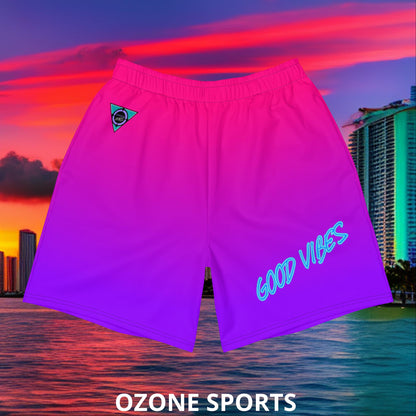 Good Vibes-Miami Nights Fade Ozone Shorts